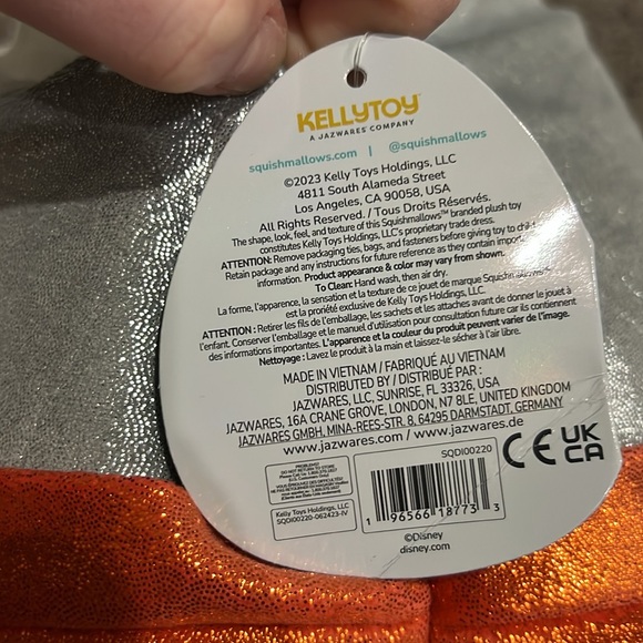 New Disney 100 Years Sorcerer Mickey Mouse Large Sparkly Squishmallow Plush NWT - Picture 11 of 11